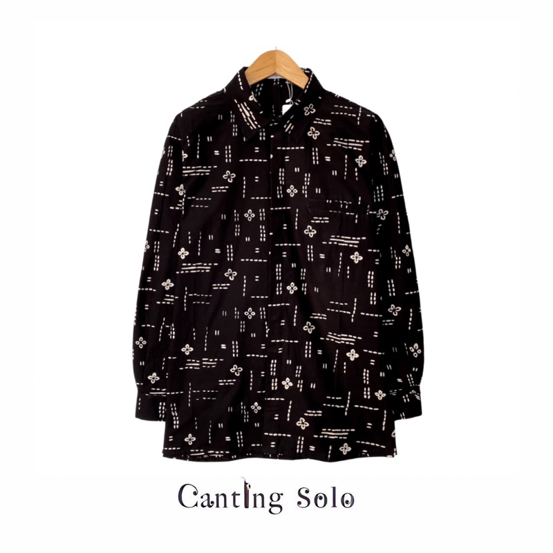 Batik Louise Kemeja Batik Kerja Kantor Pria, Batik Formal atau Daily Batik Pria Bigsize Batik Cap & 