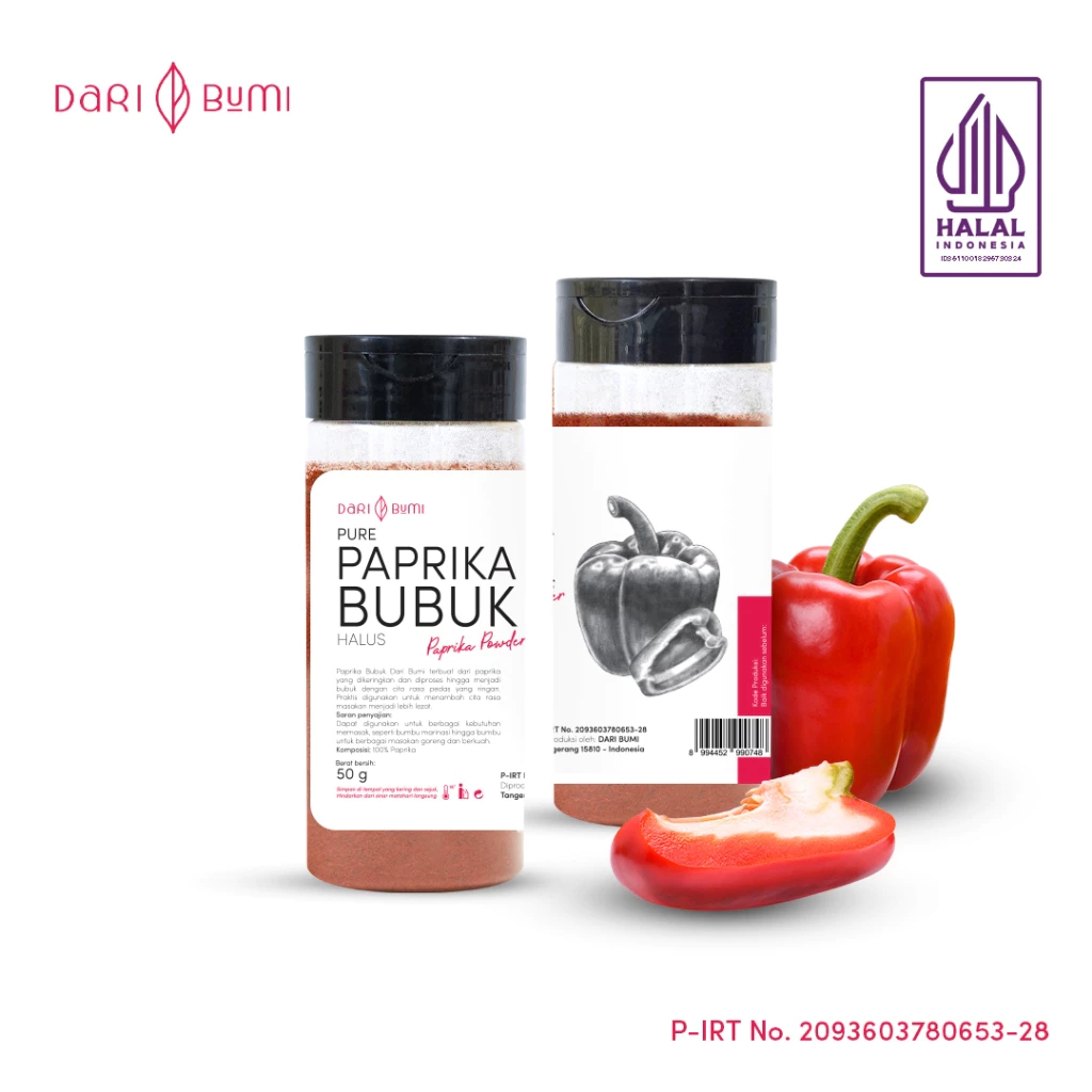 

Dari Bumi Paprika Bubuk 50 Gr Premium