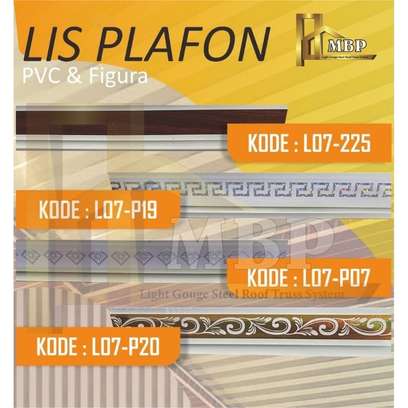 LIS PLAFON PVC 6CM