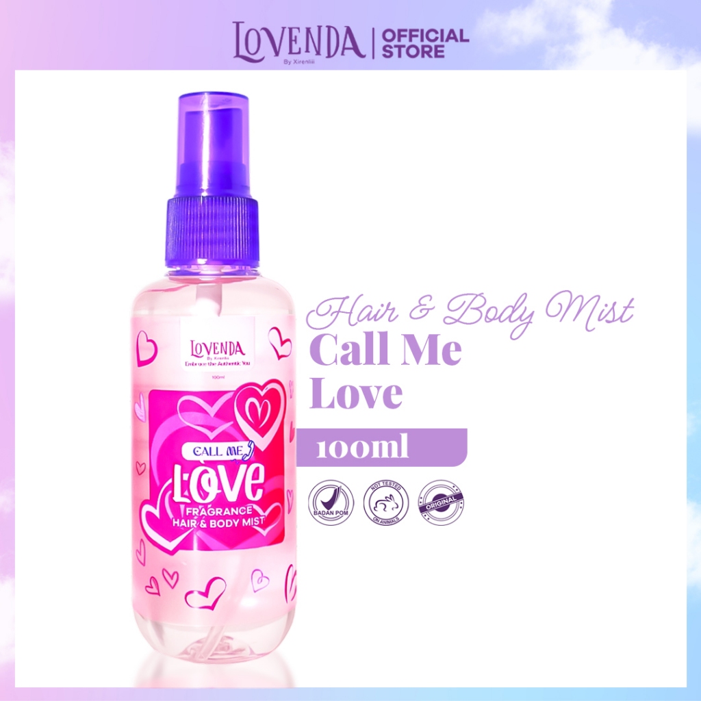 Lovenda Hair & Body Mist Call Me Love - Fragrance Hair & Body Mist