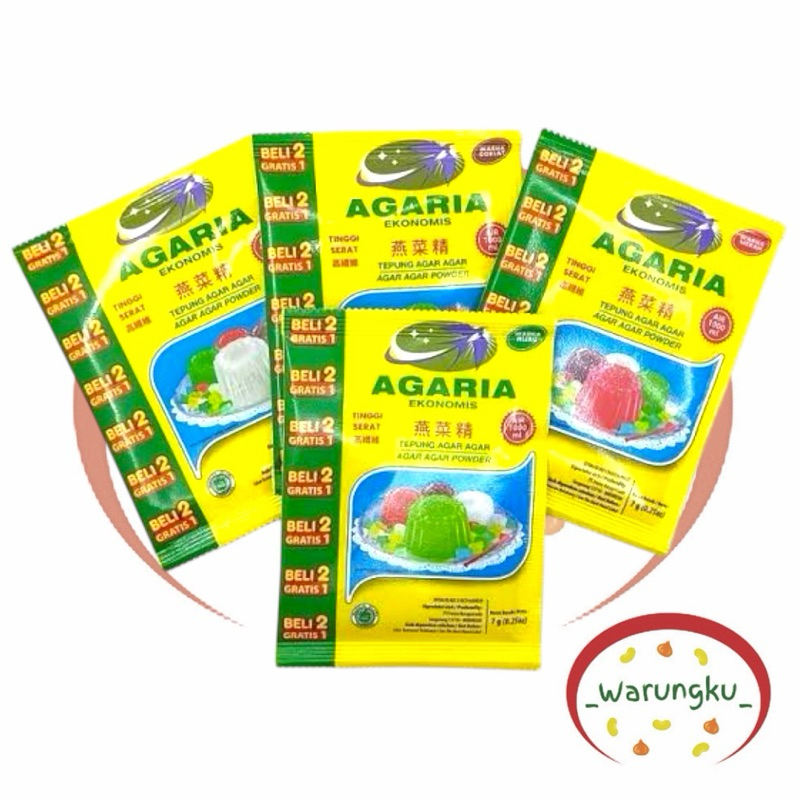 

AGARIA 1PCS Serbuk Jelly Agar Agar BELI 2 GRATIS 1