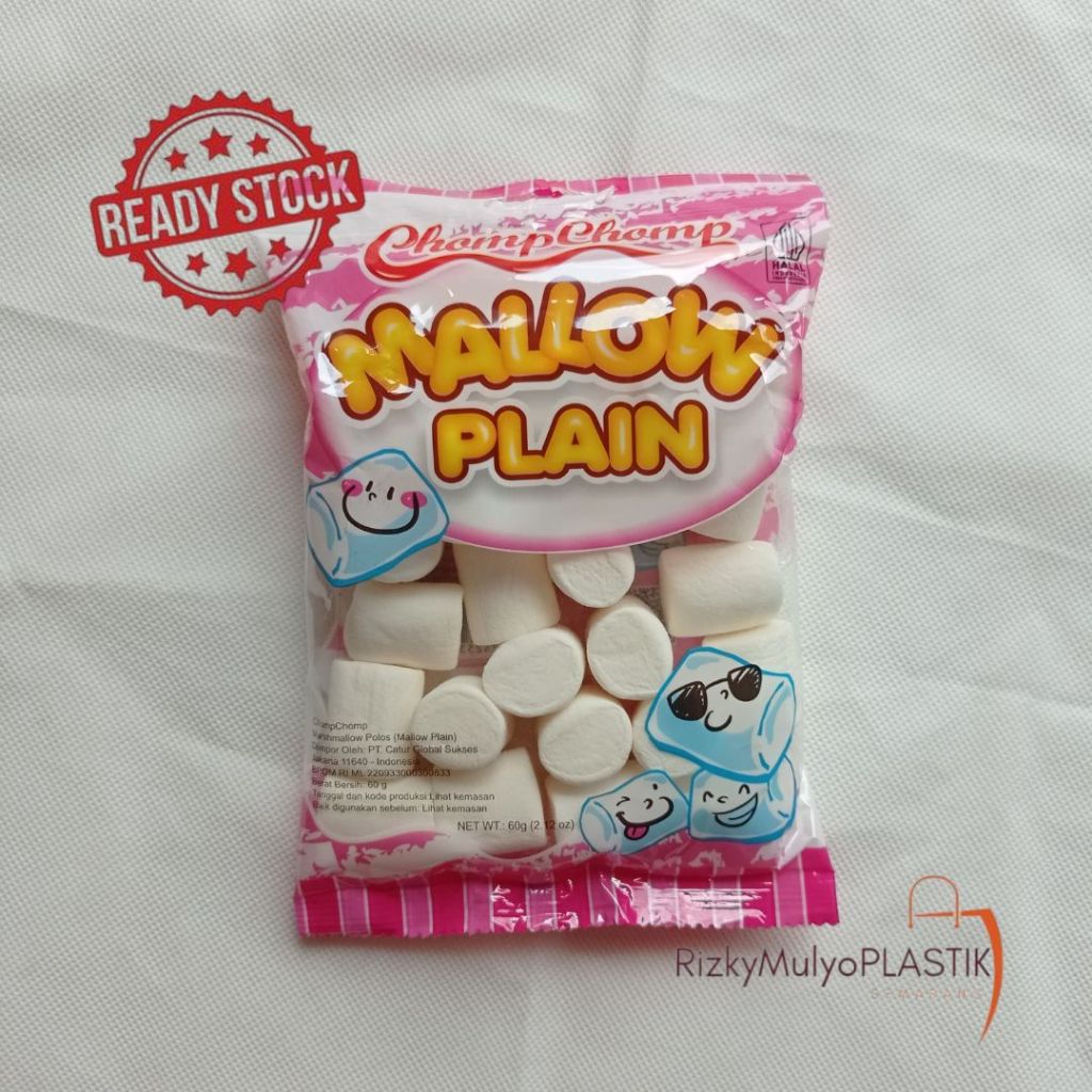 

ChompChomp Marshmallow Plain 60gr / Chomp Chomp Mallow Polos