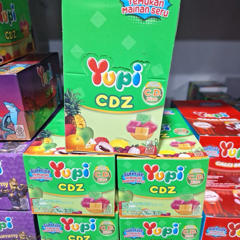 

Yupi permen CDZ 12x10gram box