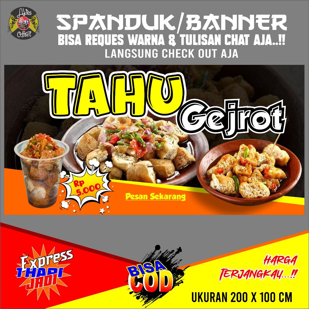 SPANDUK TAHU GEJROT CUSTOM