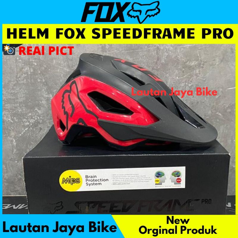 HELM FOX SPEEDFRAME PRO MIPS - BLACK RED