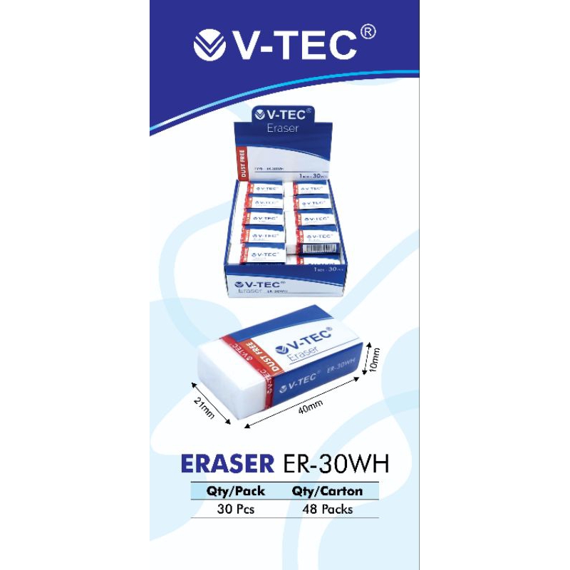 

V-TEC Eraser Type ER-30WH New