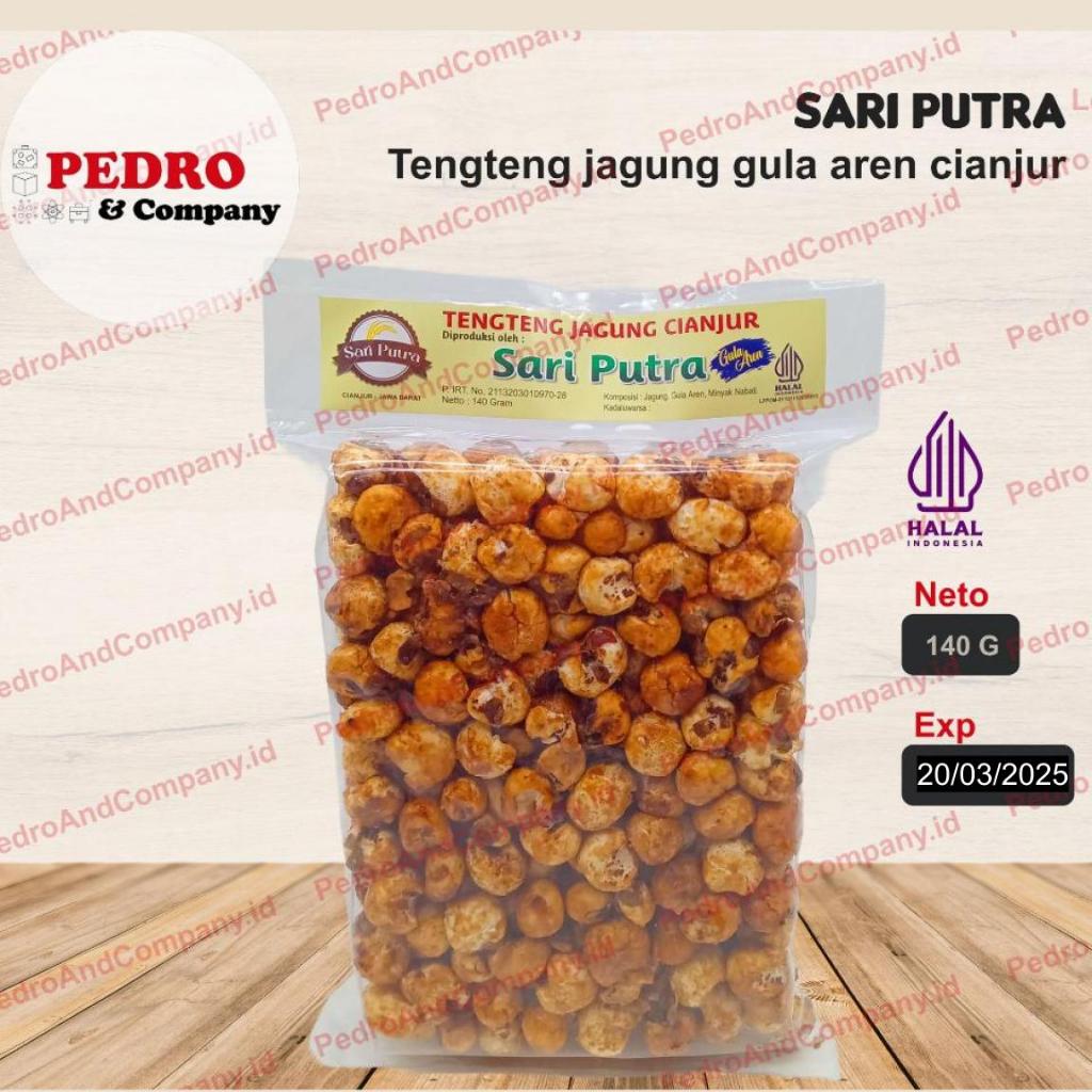 

Sari Putra - Teng teng jagung cianjur coklat/ grondong (140 gr)