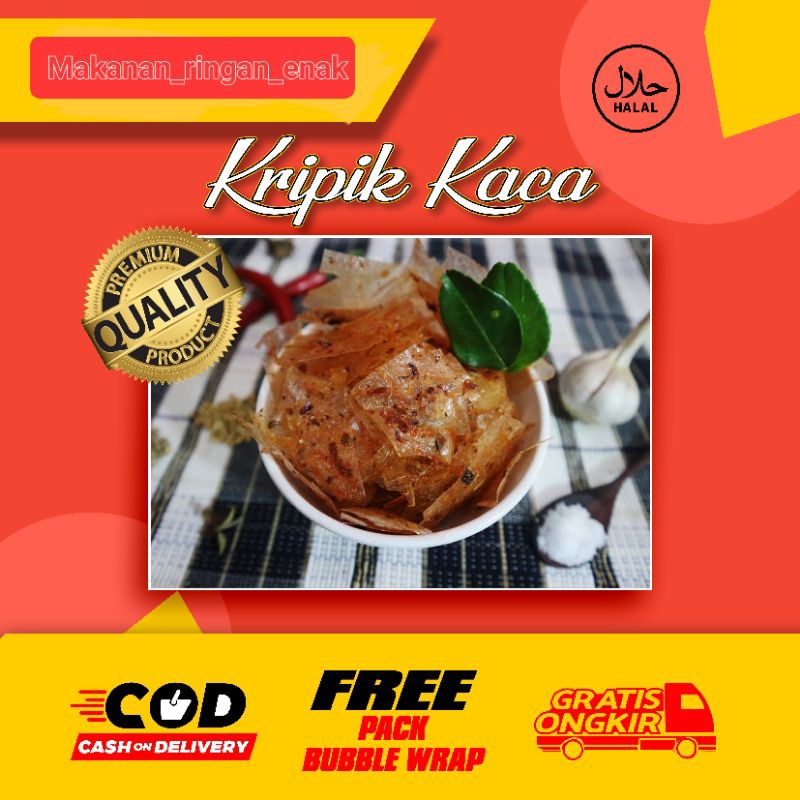 

keripik kaca pedas daun jeruk 500 grm/pikca/kripca