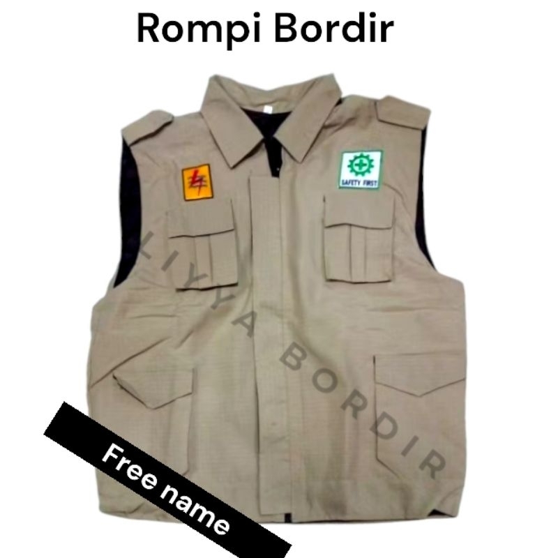 Rompi PLN Safety Rompi PLN ListriQu Rompi Safety First