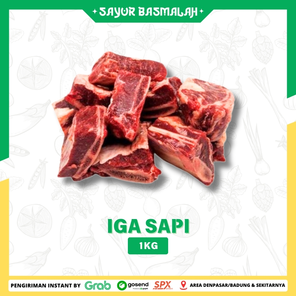 

Iga Sapi 1kg - Sayur Basmalah