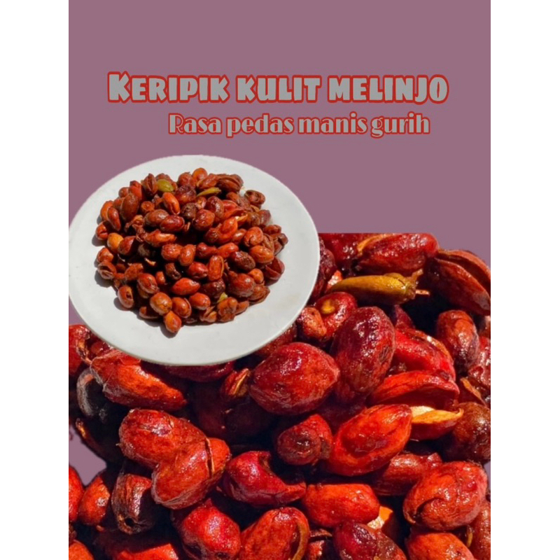 

Keripik Kulit Melinjo 1kg - Rasa pedas manis gurih