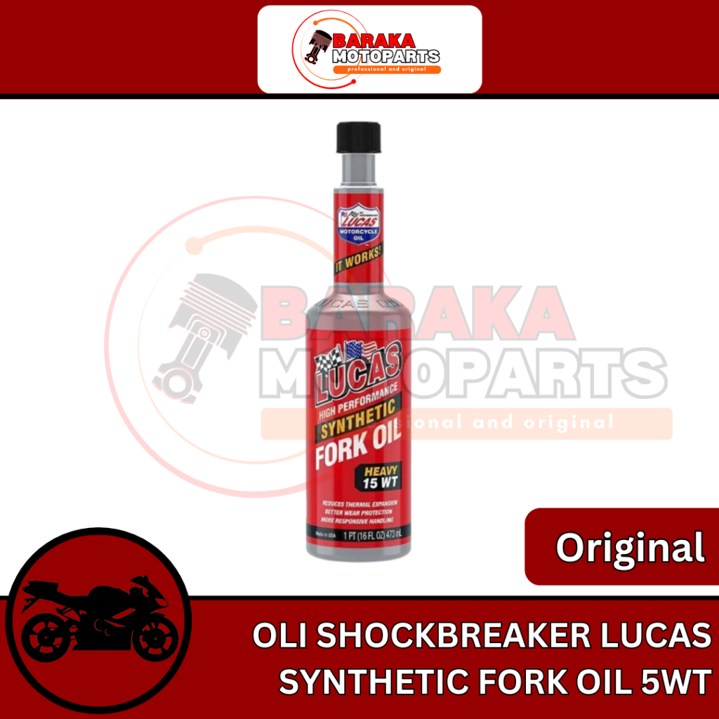 Oli Shockbreaker Lucas Synthetic Fork Oil 5WT 473ml Original