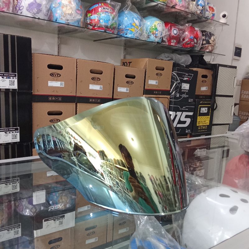 VISOR KYT KYOTO/INK DYNAMIC VENOM NORISK IRIDIUM GOLD NORISK