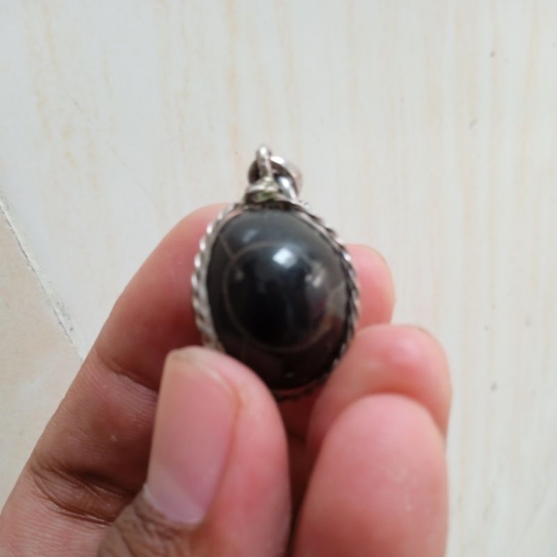 liontin batu jalasutra ikat perak