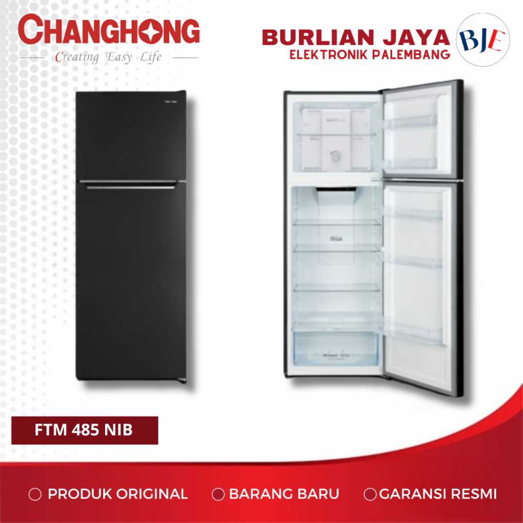 KULKAS 2 PINTU CHANGHONG FTM-485NIB KULKAS 2 PINTU PALEMBANG