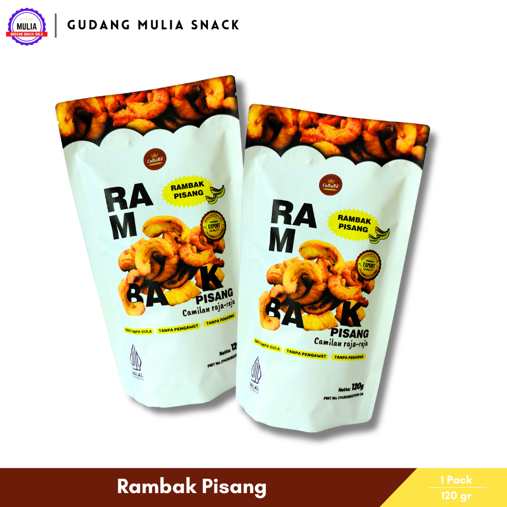 

Rambak Pisang Carara | Camilan Raja - Raja