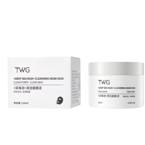 TWG Clay Mask Masker Pencerah wajah TWG Mud Mask Deep Cleansing