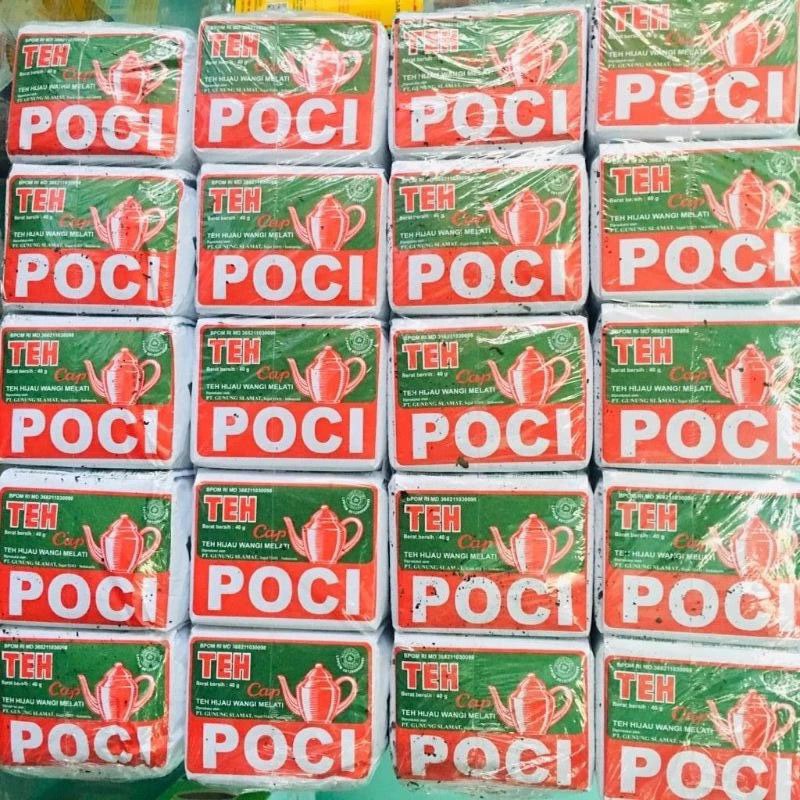 

TEH POCI HIJAU 40 gram ( PROMO !!) HARGA PER 1 Slop