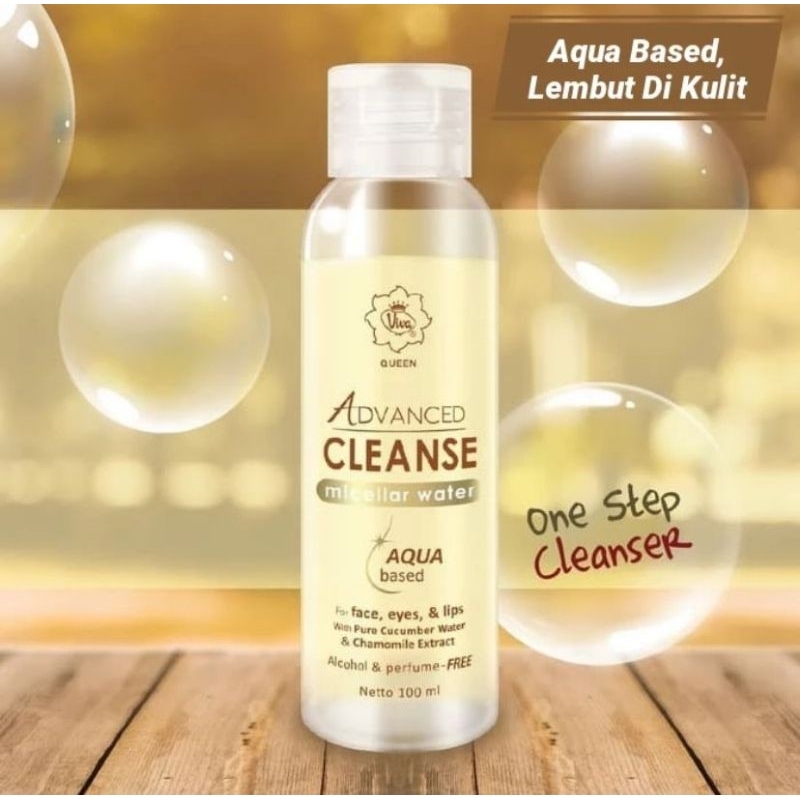 Viva Queen Advance Cleanse Micellar Water With Cucumber Water& Extract Chamomile (NO ALCOHOL NO PARF