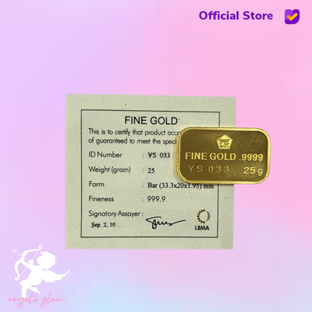 ANGELS Logam Mulia Antam Retro Tidur  - 25 GRAM