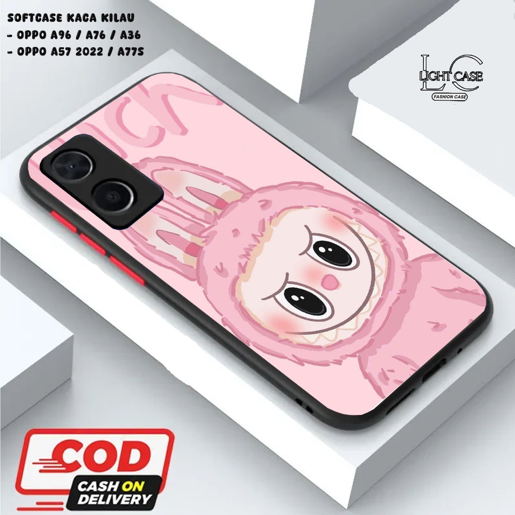 LIGHT CASE SOFTCASE GLOSSY (KACA KILAU) OPPO A96 / A76 / A36 || OPPO A57 2022 / A77S dan ALL TYPE SM