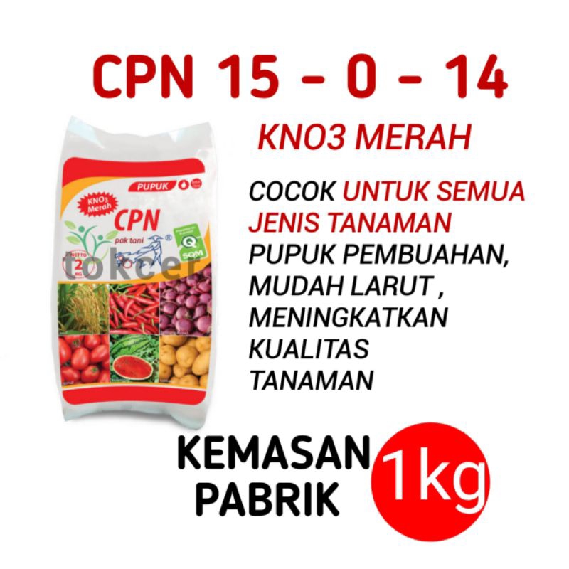 pupuk CPN KNO3 MERAH 1kg