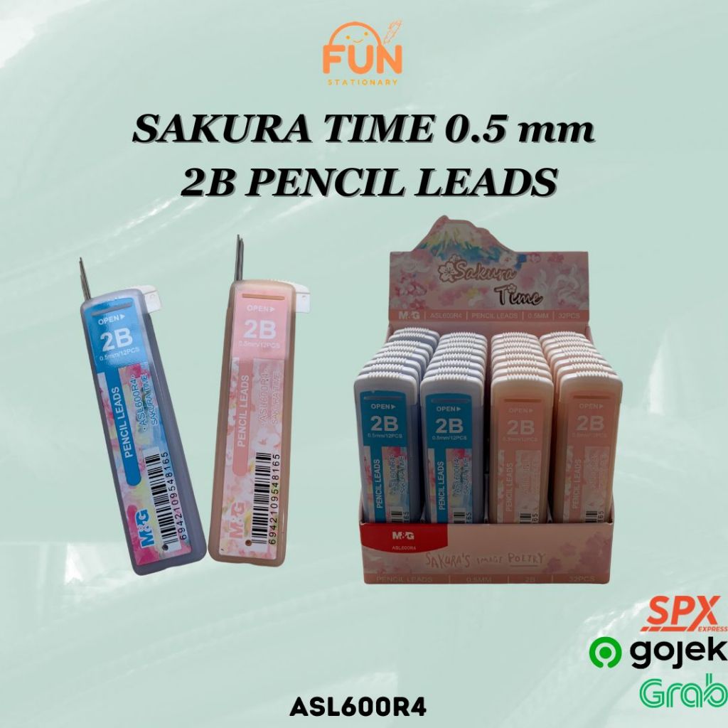 

ISI PENSIL /ISI PENCIL MURAH "SAKURA TIME" 0.5 mm 2B PENCIL LEADS