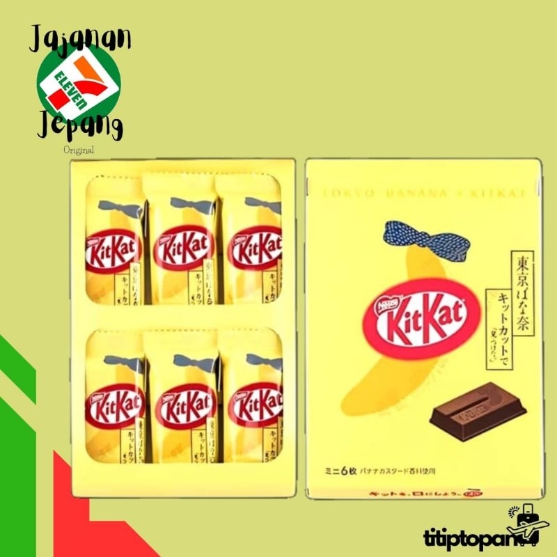 

KITKAT PREMIUM TOKYO BANANA ORIGINAL JAPAN ISI 6