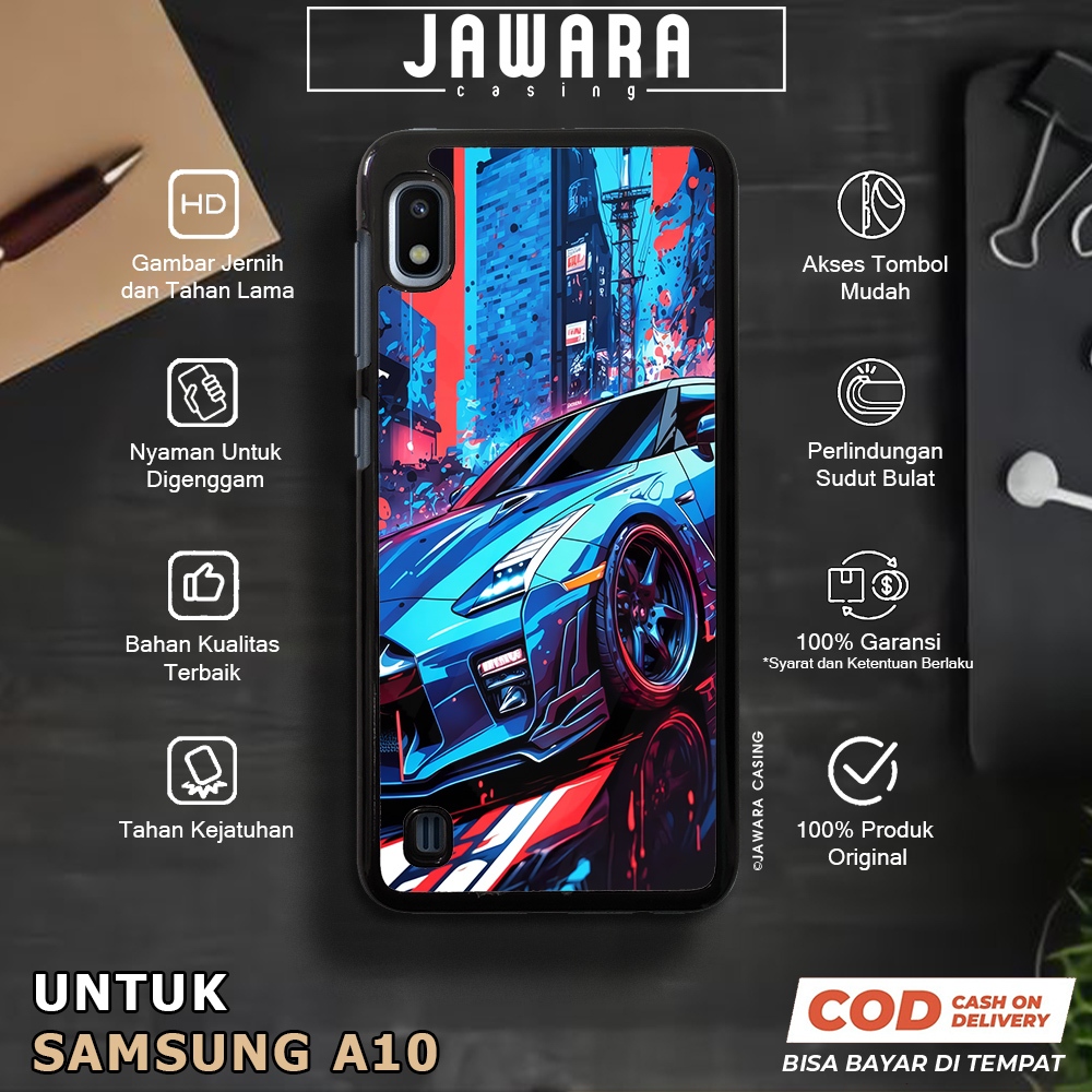 Case Samsung A10 Casing Samsung A10 [CARS] Premium Case Glossy Case Hp Samsung Jawara Casing Hp Sams