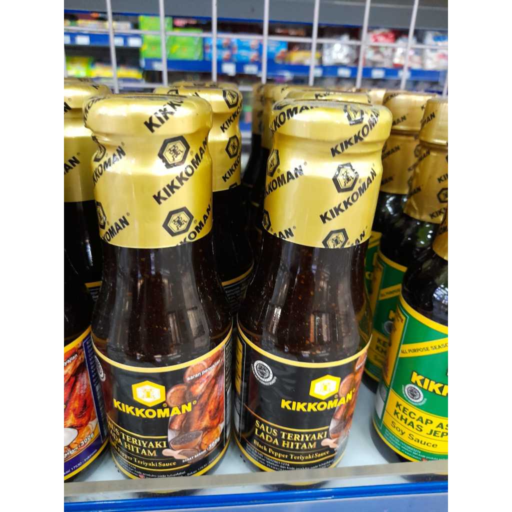 

KIKKOMAN SAUS TERIYAKI LADA HITAM 300G