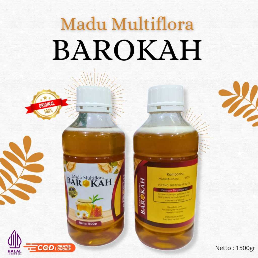 

Madu Multiflora Barokah Adalah madu multiflora murni 1500g