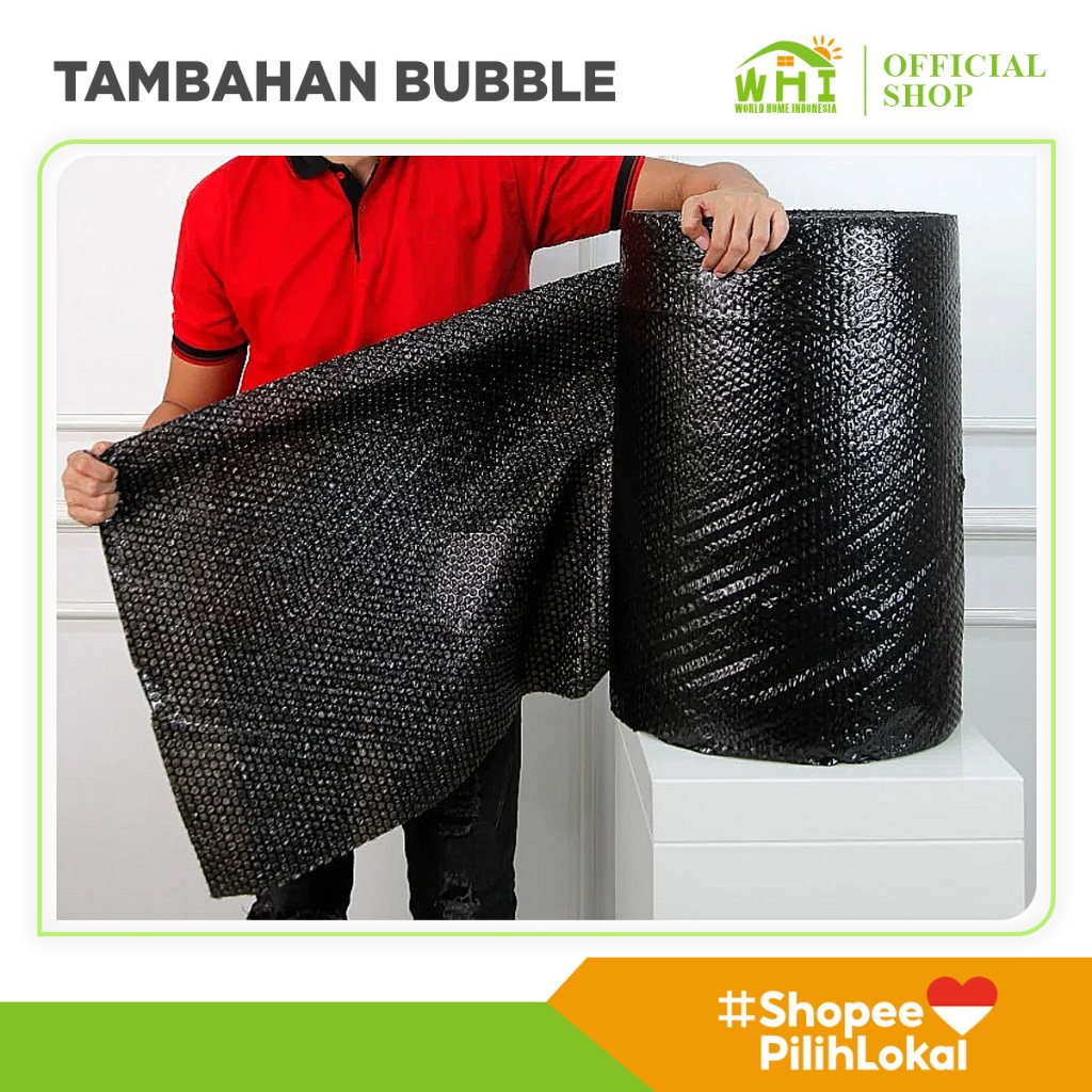 

World Home Bubble Wrap Tambahan Untuk Packing Barang Supaya Aman Sampai Tujuan