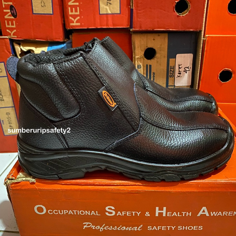 Sepatu Safety DR. OSHA 3225 JAGUAR ANKLE BOOT Hitam