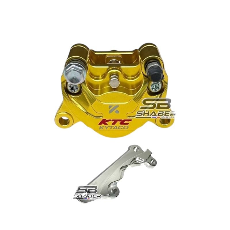 BEST SELLER Kaliper KTC P2 2Piston Belakang Yamaha Nmax Old KN + Bracket Kaliper KTC 2Piston Yamaha
