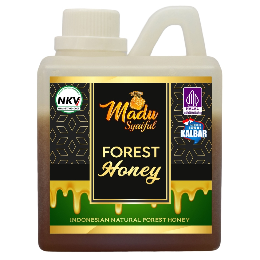 

FOREST HONEY/MADU HUTAN | KUALITAS EKSPOR | 1/2 KG | 100% ASLI | MADU SYAIFUL