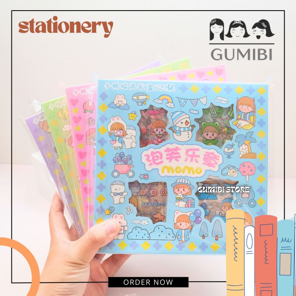 

STIKER MOMO 1 BOX 100 LEMBAR STIKER 100 LEMBAR PVC KARAKTER MOMO LUCU TERMURAH HARGA GROSIR GUMIBI STORE