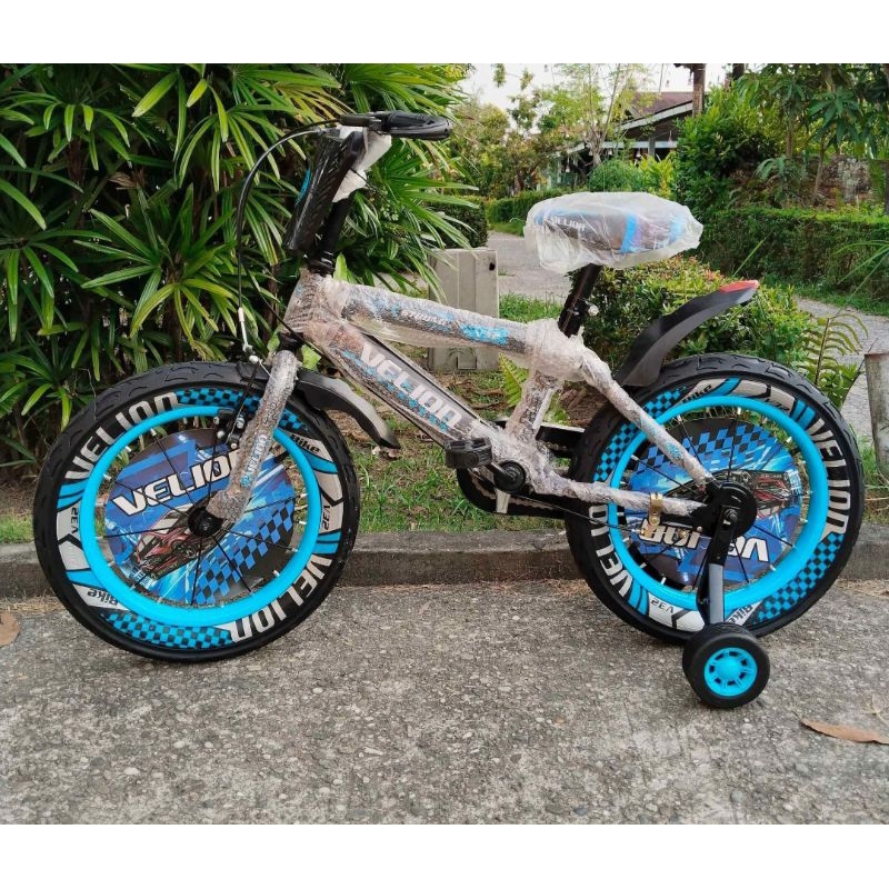 Sepeda bmx 16 inc ban besar,mrek velion,warna biru