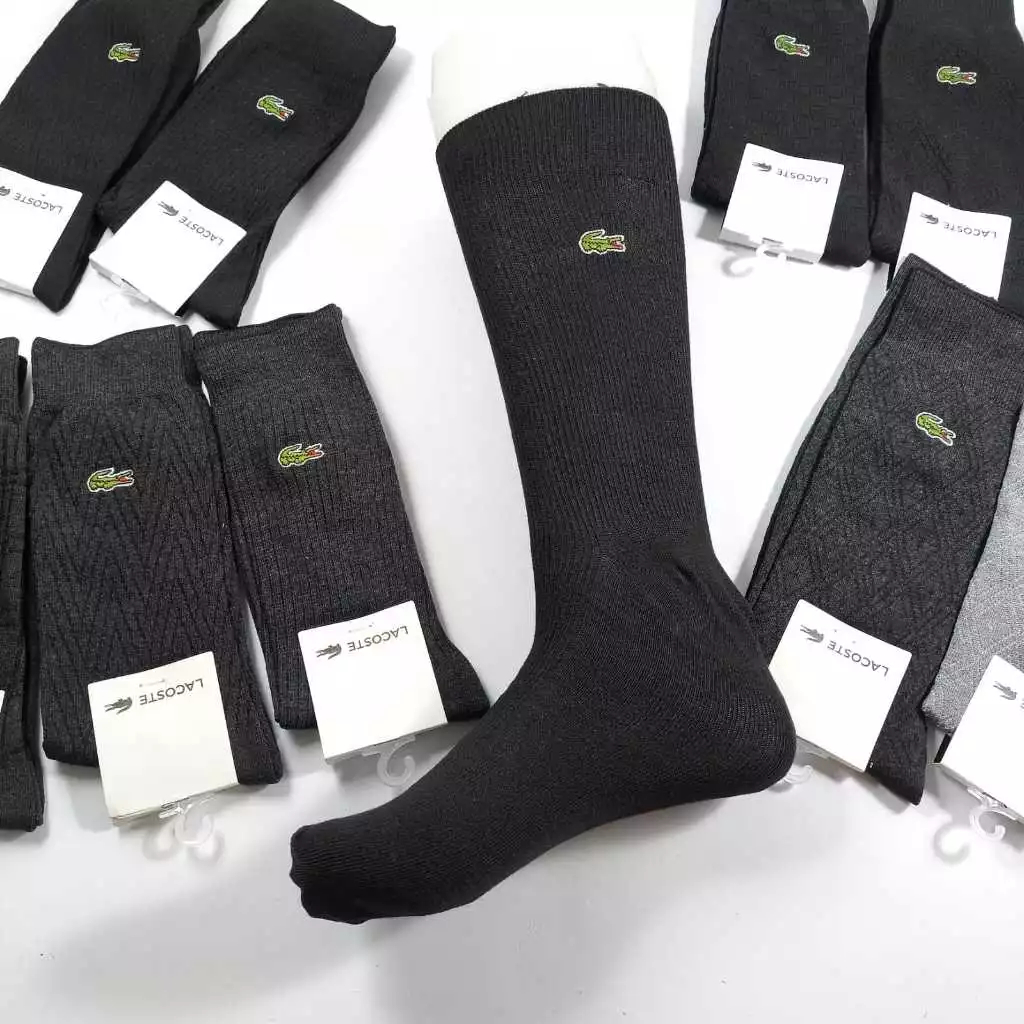 Kaos Kaki Kerja Panjang LACOSTE cotton-blend socks