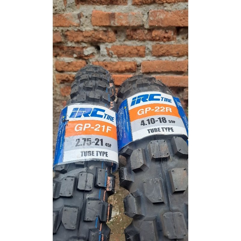 Ban CRF 150 IRC non tubeless 1 set depan belakang