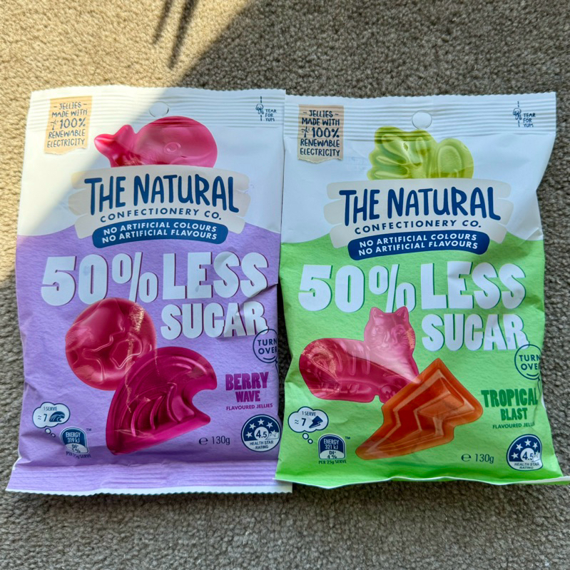 

The Natural Confectionery Co. 50% Less Sugar Jellies