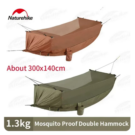 HAMMOCK SINGLE ANTI NYAMUK NATUREHIKE NH22DC004 - HAMMOCK WITH MOSQUITO NET