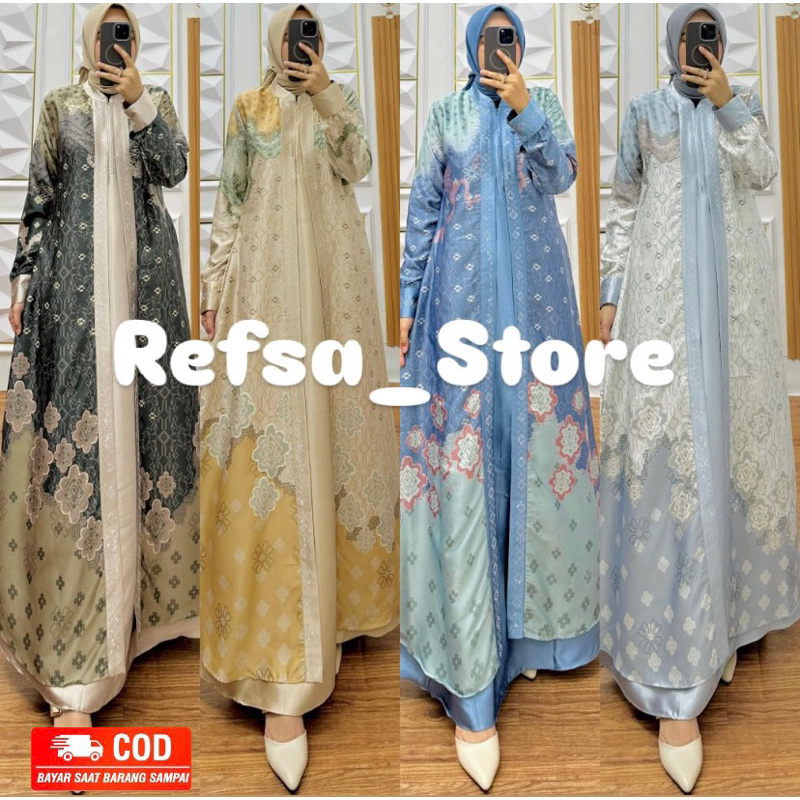 GAMIS SILK MIX PAYET GAMIS MAXMARA SILK PREMIUM MOTIF TERBARU WANITA MUSLIM KARAMOY JUMBO