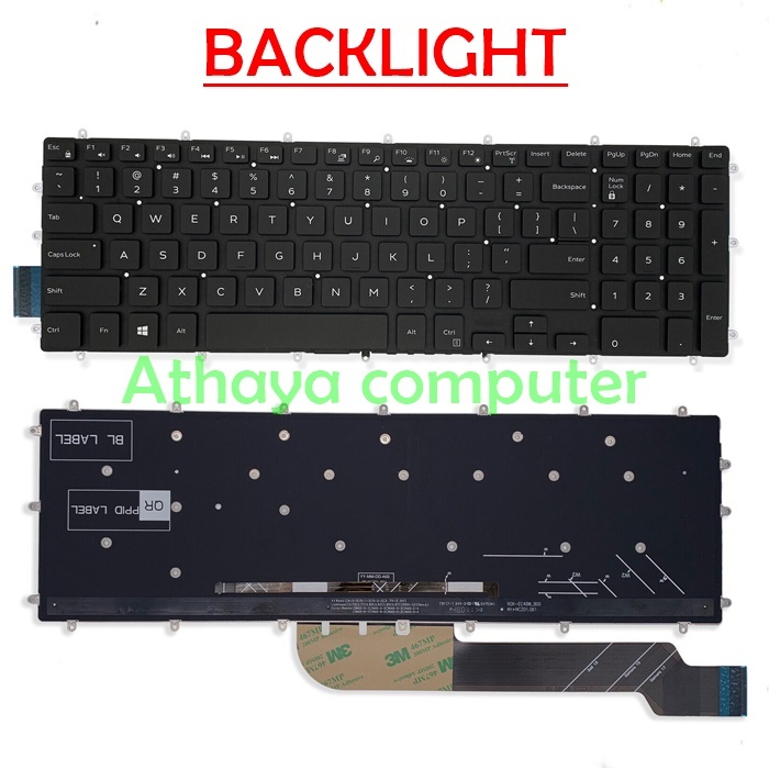 Keyboard Dell G3 15 Series Backlight