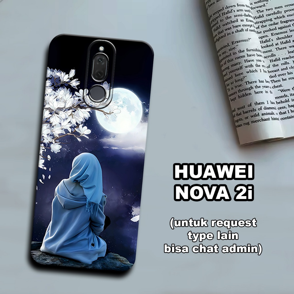 CC32/ Softcase karet lentur untuk huawei nova 2i/Motif hijab/case huawei nova 2i/kesing huawei nova 