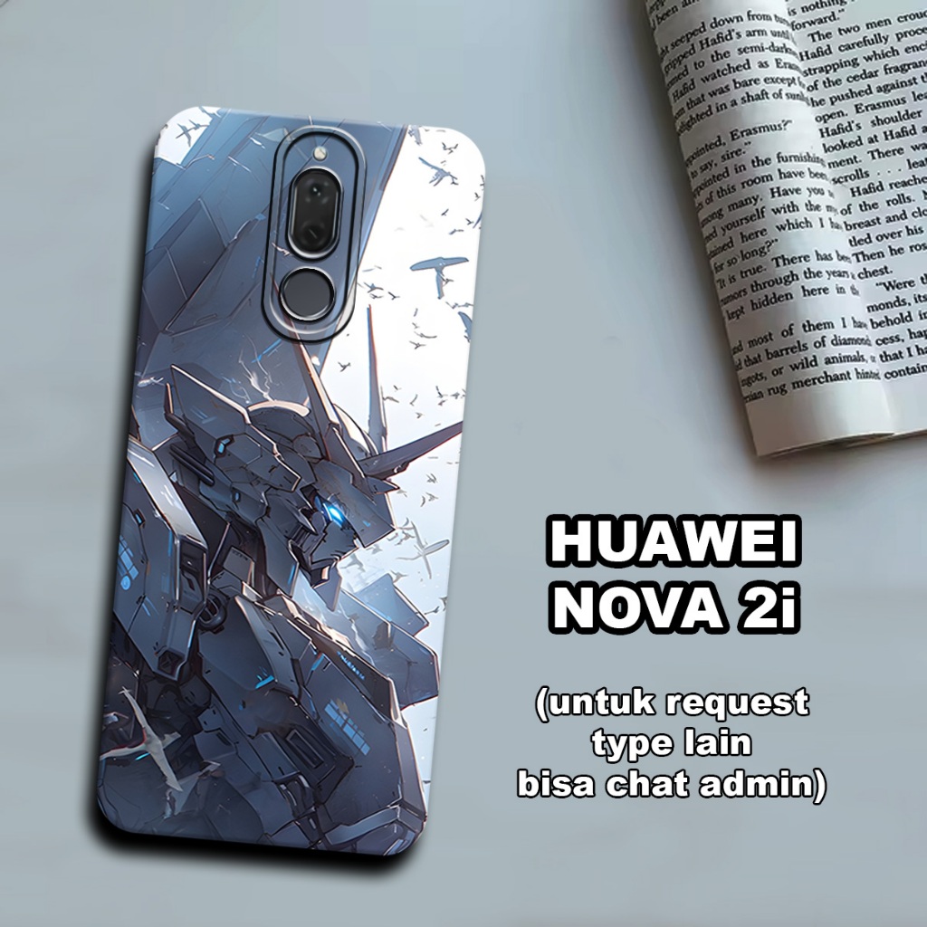 CC36/ Softcase karet lentur untuk huawei nova 2i/Motif gundam/case huawei nova 2i/kesing huawei nova