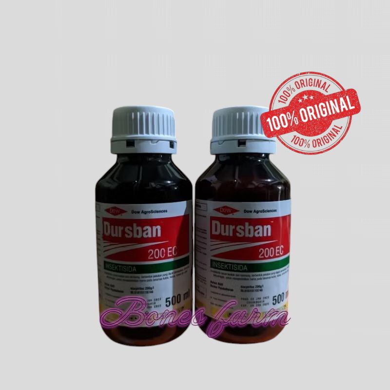 dursban 500ml dursban anti hama 500ml  insektisida dursban 500ml