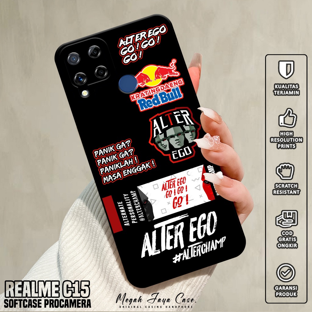 Case REALME C15 - Softcase Hp REALME C15 Motif ESPRT - Silikon Hp REALME C15 - Kondom Hp REALME C15 