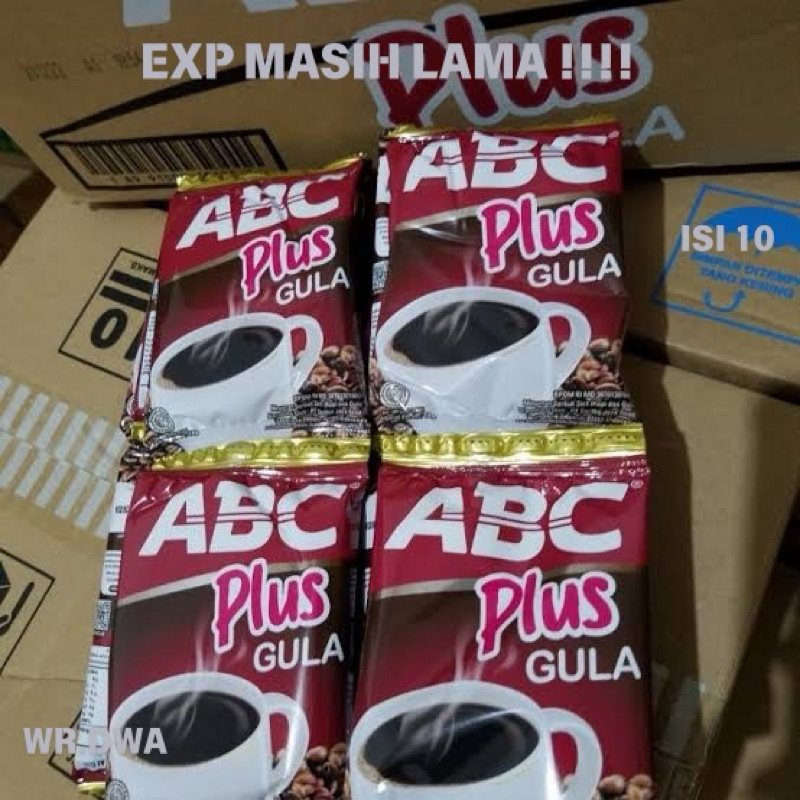 

kopi ABC plus gula kemasan lebih praktis 10 pcs x 18 gr kopi ABC / kopi plus gula
