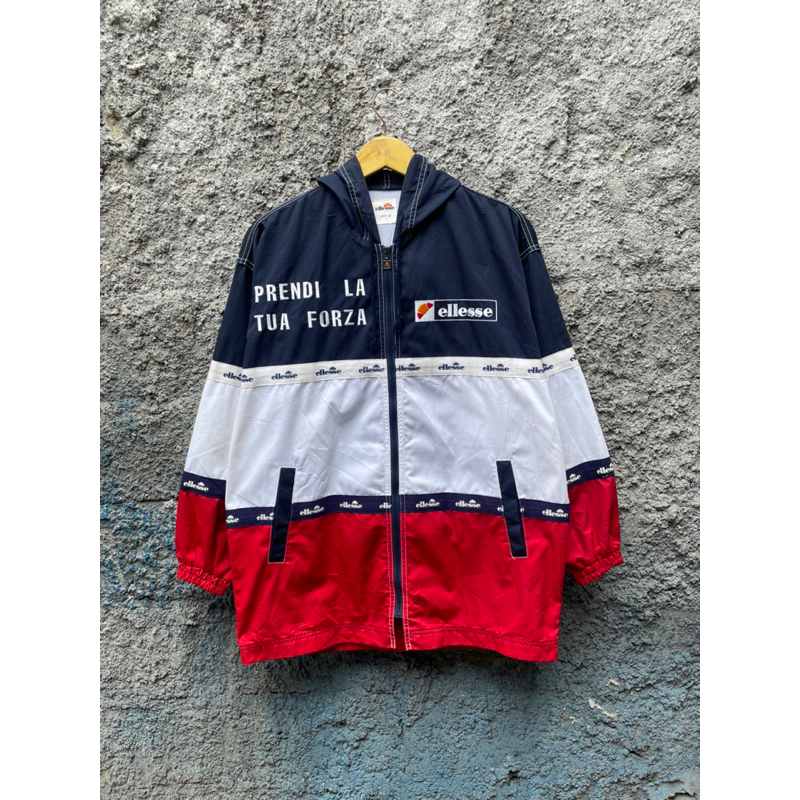 Jaket vintage ellesse una not cocorico rare original