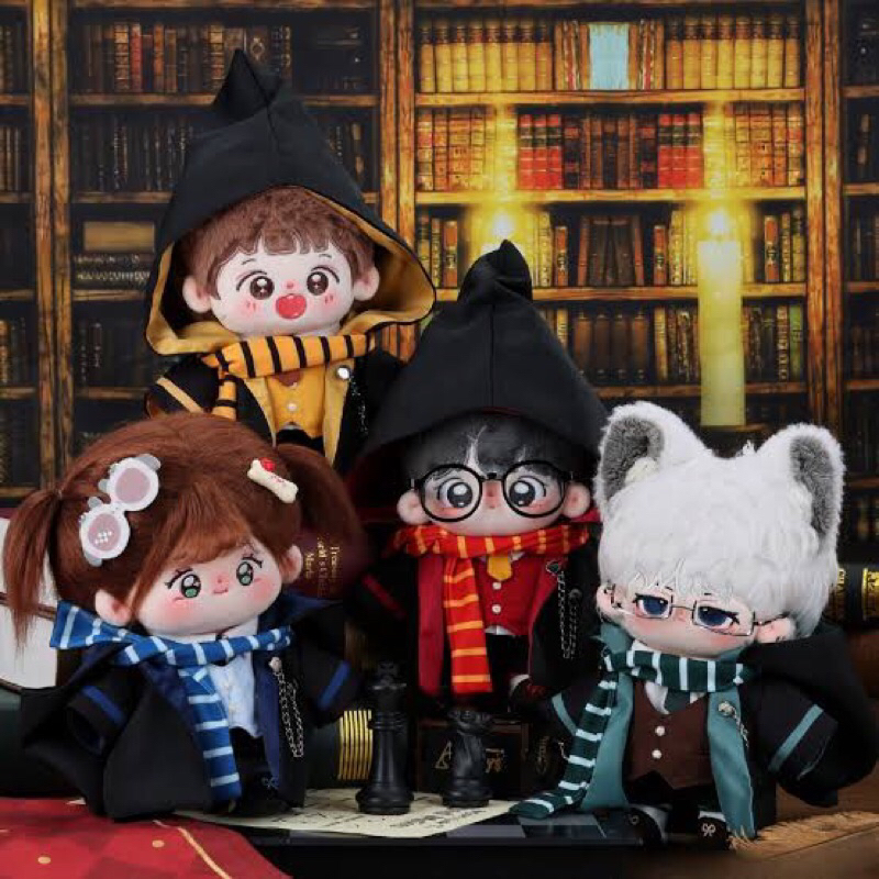 Doll 20cm clothes Harry potter Hogwarts Gryffindor Hufflepuff Ravenclaw Slytherin